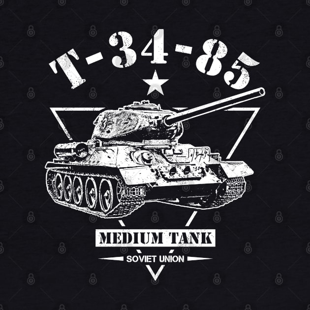 T-34-85 Soviet Tank by Military Style Designs